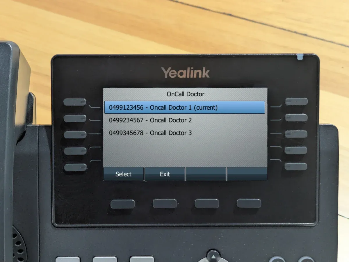 On-Call Staff Selector